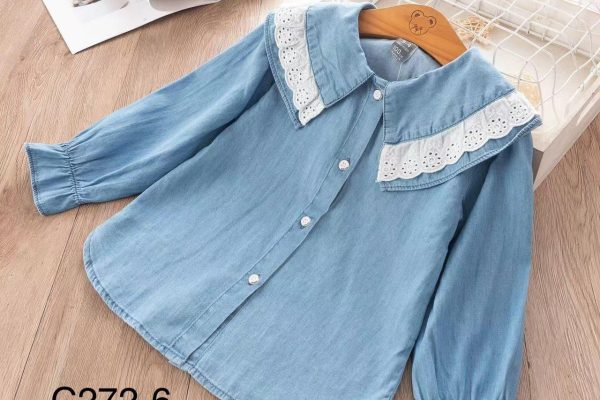 Baju Anak Minicottons Denim Look Shirt: Pilihan Tren Kasual Anak