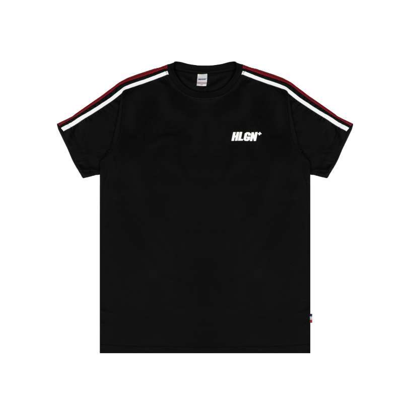 Baju Cowok HOOLIGANS T-Shirt LS Linea Black: Pilihan Stylish dan Nyaman
